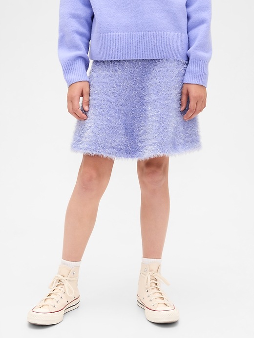 Image number 3 showing, Kids Wicked Tinsel Eyelash Sweater Skirt