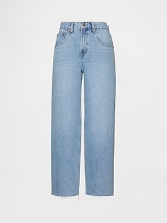 Low Slung Relaxed Crop Jeans
