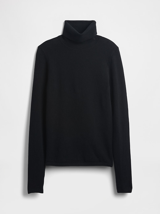 Image number 1 showing, CashSoft Stretch Turtleneck Sweater