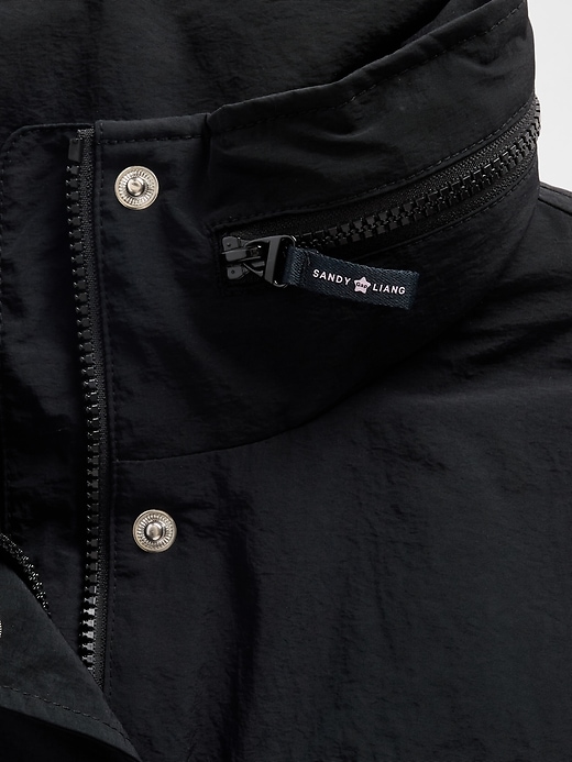 Gap × Sandy Liang Lace-Trim Cinched Jacket | Gap