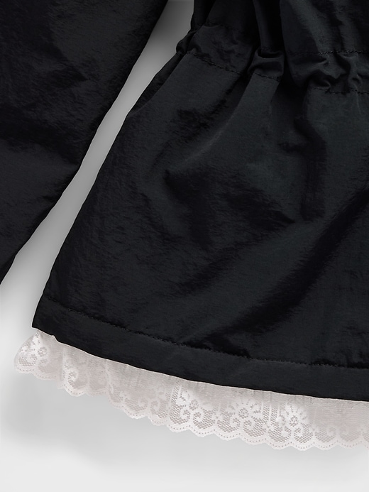 Gap × Sandy Liang Lace-Trim Cinched Jacket | Gap