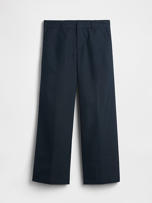 Image number 6 showing, Gap × Sandy Liang Mid Rise Bow-Back Khakis