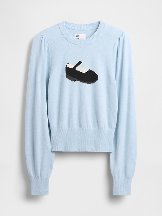 Image number 7 showing, Gap × Sandy Liang CashSoft Crop Sweater