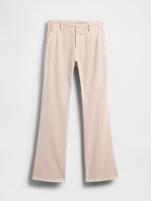 Image number 7 showing, Low Rise Flare Khakis