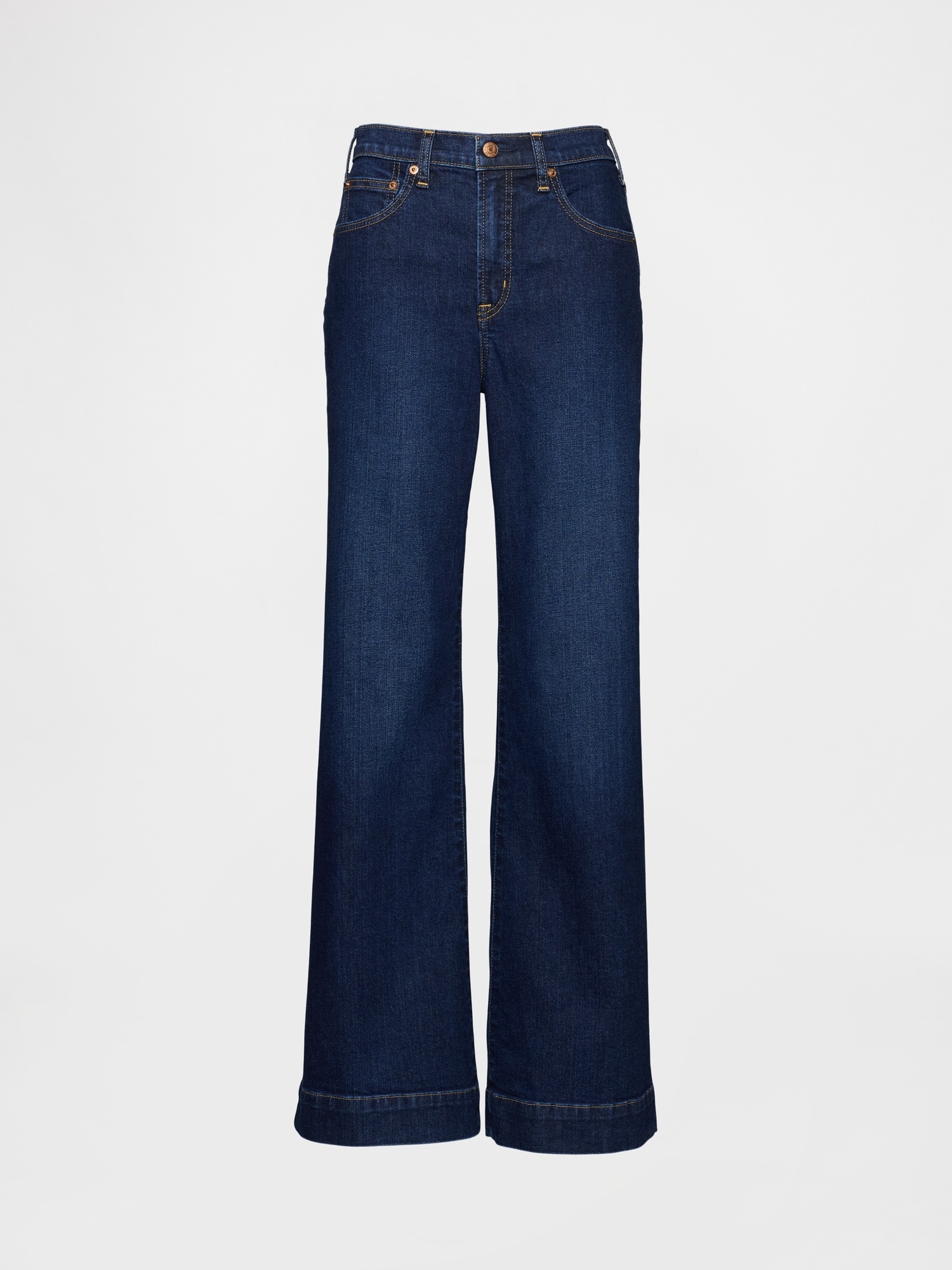 Женские джинсы Gap High Rise Relaxed Flare Jeans — фото 7