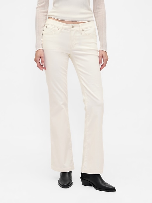 Image number 2 showing, Low Rise Corduroy Long & Lean Pants