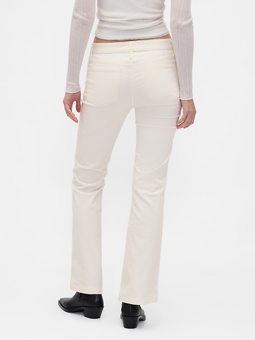 Image number 4 showing, Low Rise Corduroy Long & Lean Pants