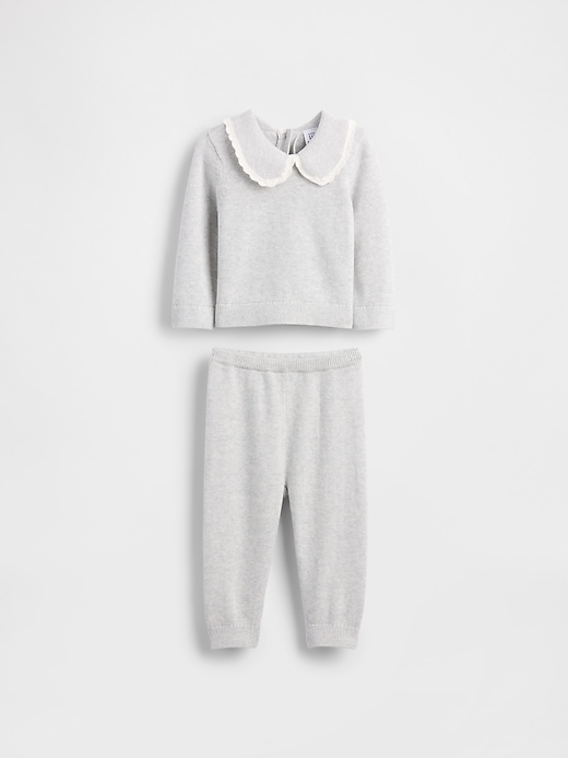 Image number 1 showing, Baby Sweater Outfit Set