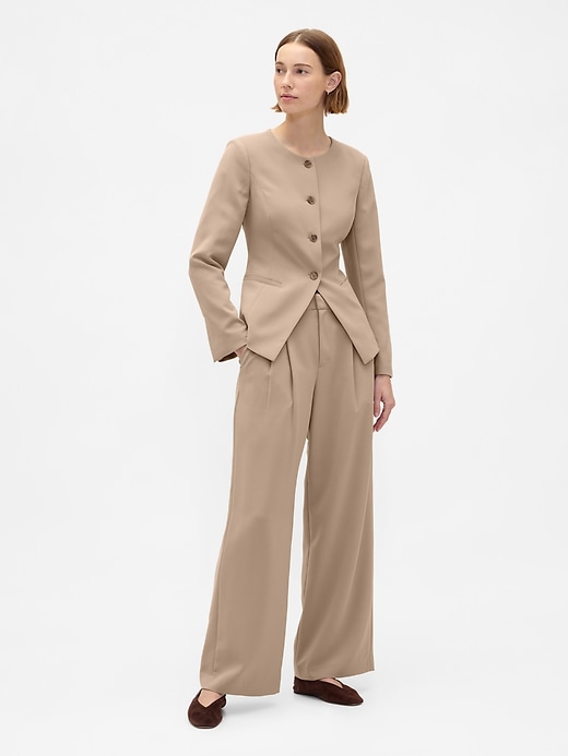 Image number 2 showing, Collarless Blazer