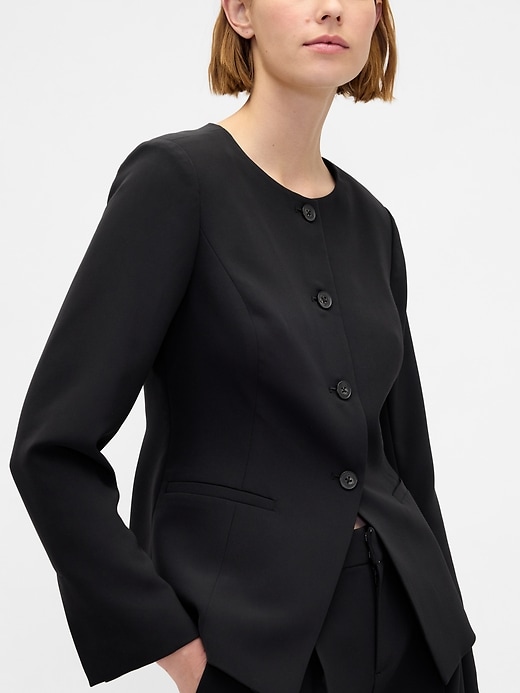 Image number 4 showing, Collarless Blazer