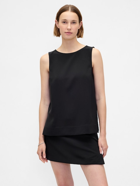 Boatneck Shell Tank Top