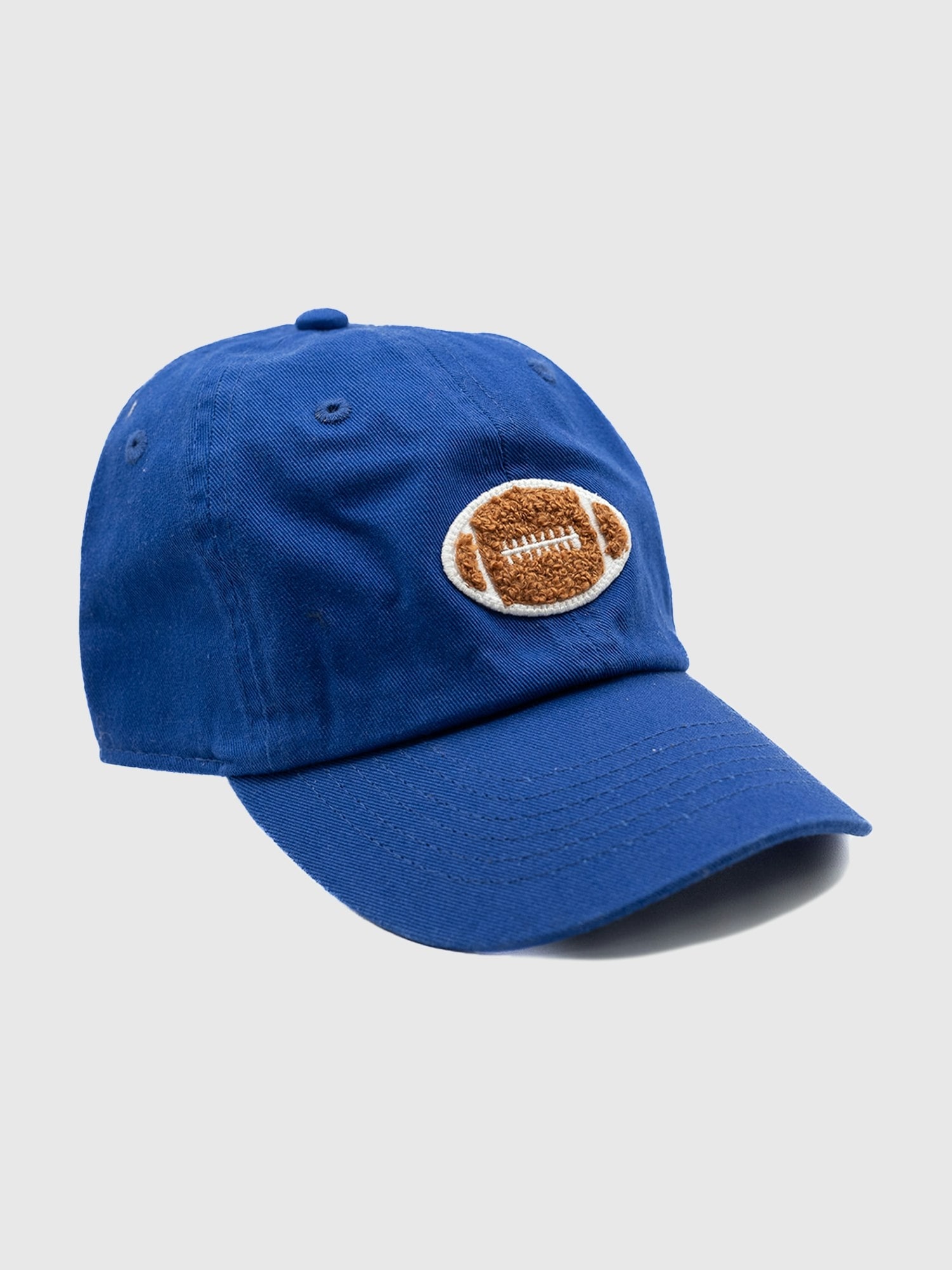 Rey to Z Kids and Toddler Terry Football - Royal Blue