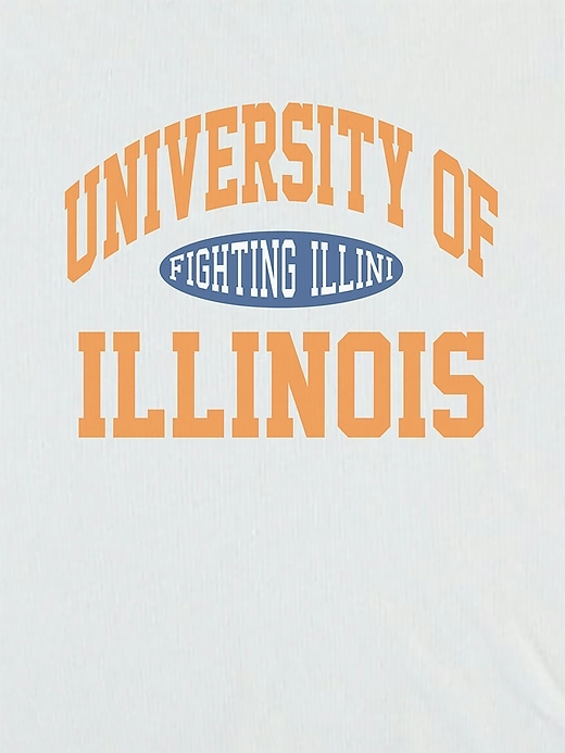 Image number 2 showing, University of Illinois Vintage Fighting Illini Crop T-Shirt