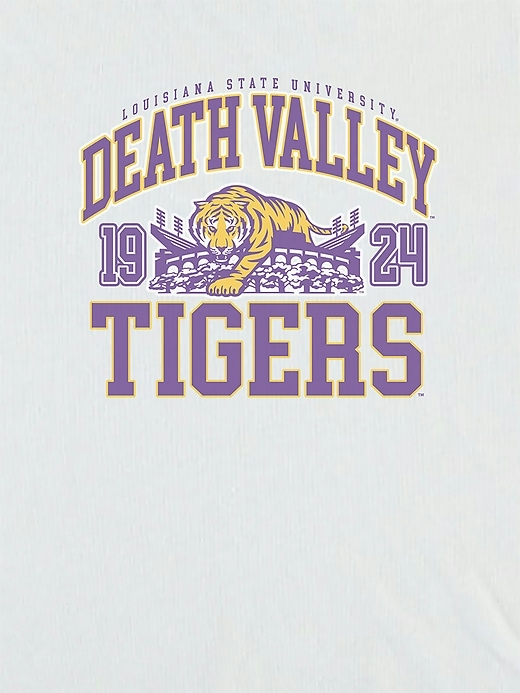 Image number 2 showing, LSU Death Valley Tigers Crop T-Shirt