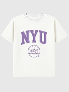NYU College Crest Graphic T-Shirt