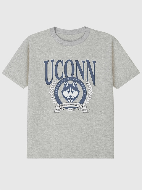 UConn Laurel Crest Graphic T-Shirt
