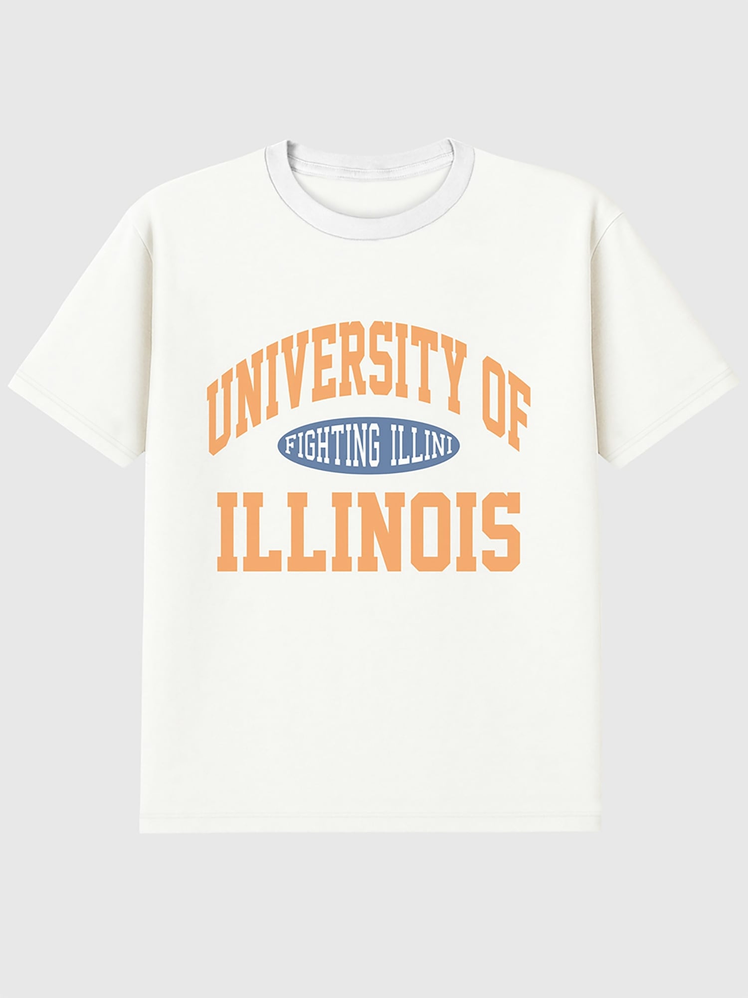 University of Illinois Vintage Fighting Illini Graphic T-Shirt - White