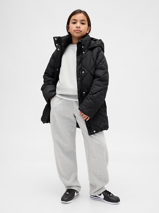 Image number 4 showing, Kids Quilted Puffer Coat