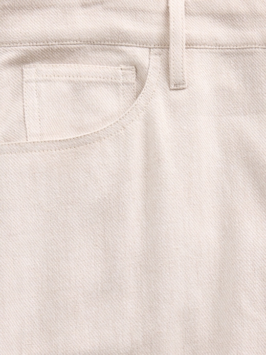 Image number 6 showing, Linen-Cotton Wide-Leg Pants