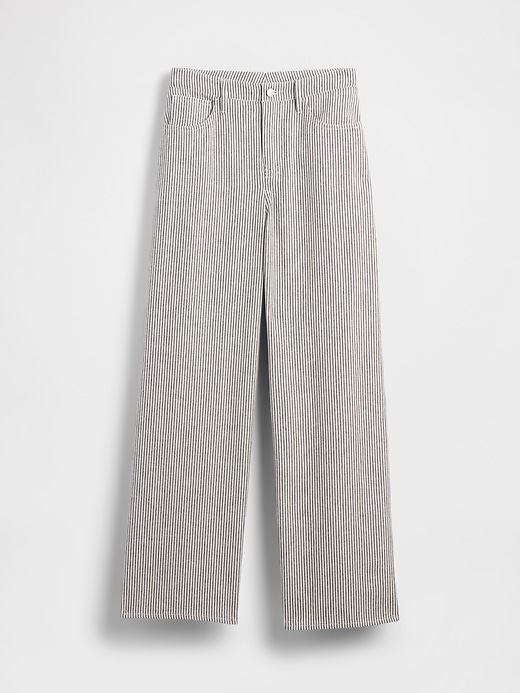 Image number 5 showing, Linen-Cotton Wide-Leg Pants