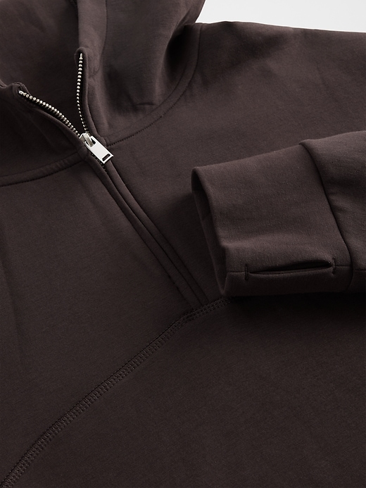 Image number 2 showing, GapFit Oversized Quarter-Zip Hoodie