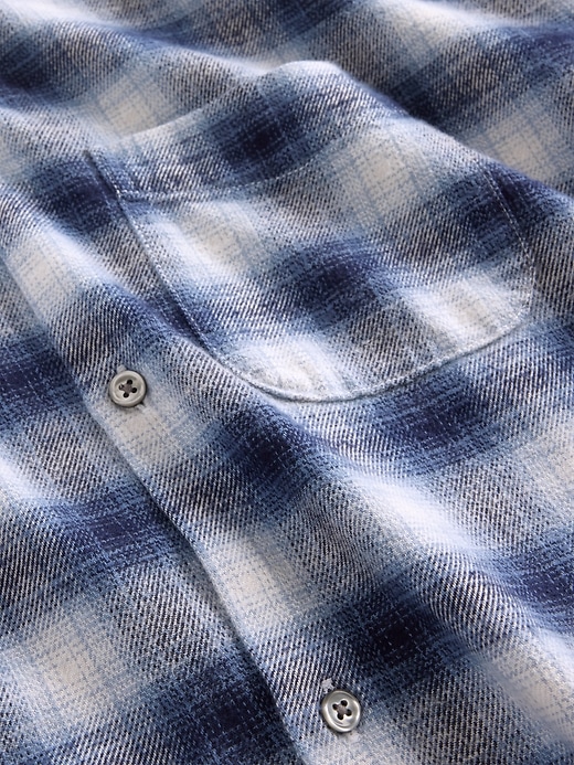 Image number 4 showing, Organic Cotton Relaxed Flannel Shirt