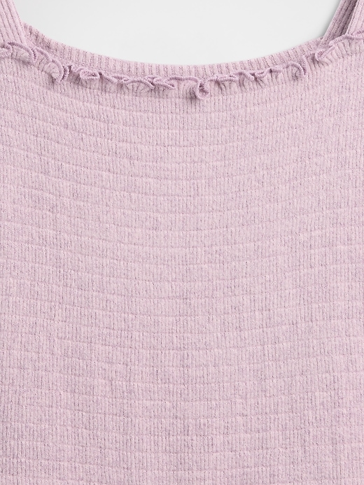 Image number 4 showing, Kids Softspun Smocked Square-Neck Dress