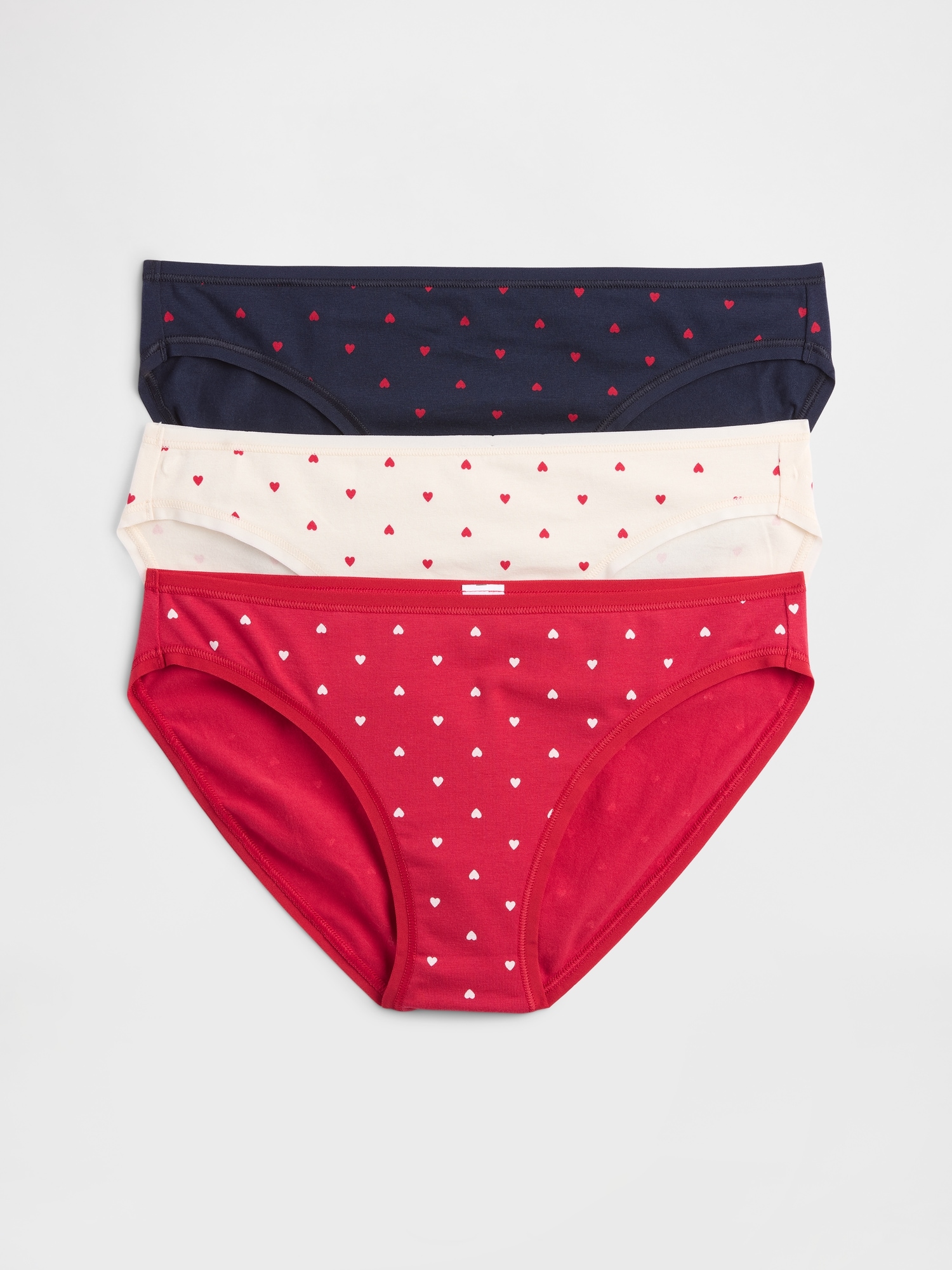 Organic Stretch Cotton Bikini (3-Pack