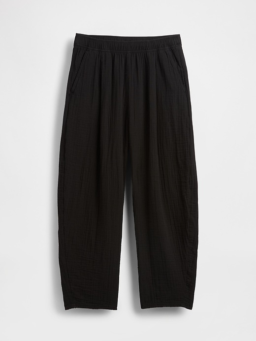Image number 5 showing, Cotton Gauze Easy Barrel Pants