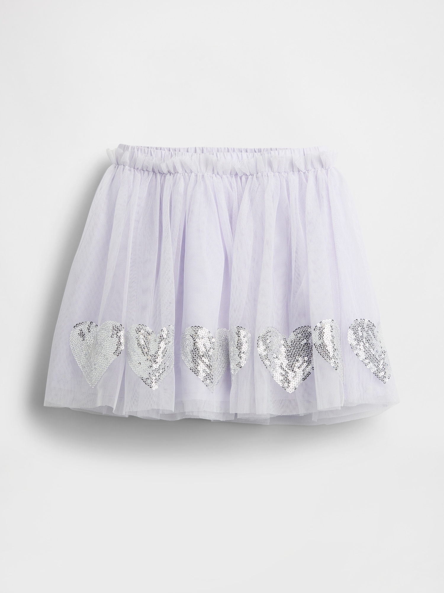Baby & Toddler Tulle & Sequin Heart Skirt