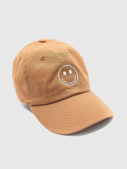 Image number 1 showing, Rey to Z Kids and Toddler Smiley Face Hat