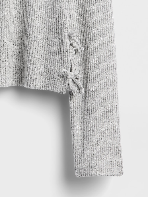 Image number 4 showing, Kids Softspun Rib Side-Tie Sweater Top