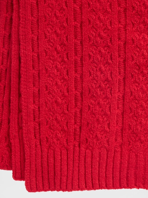 Image number 3 showing, CashSoft Cable-Knit Scarf