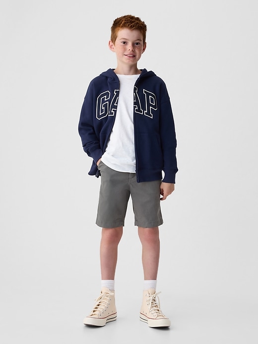 Image number 1 showing, Kids Uniform Dressy Shorts