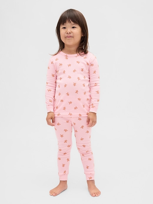 Image number 4 showing, Kids & Baby Organic Brushed Cotton Holiday PJ Set