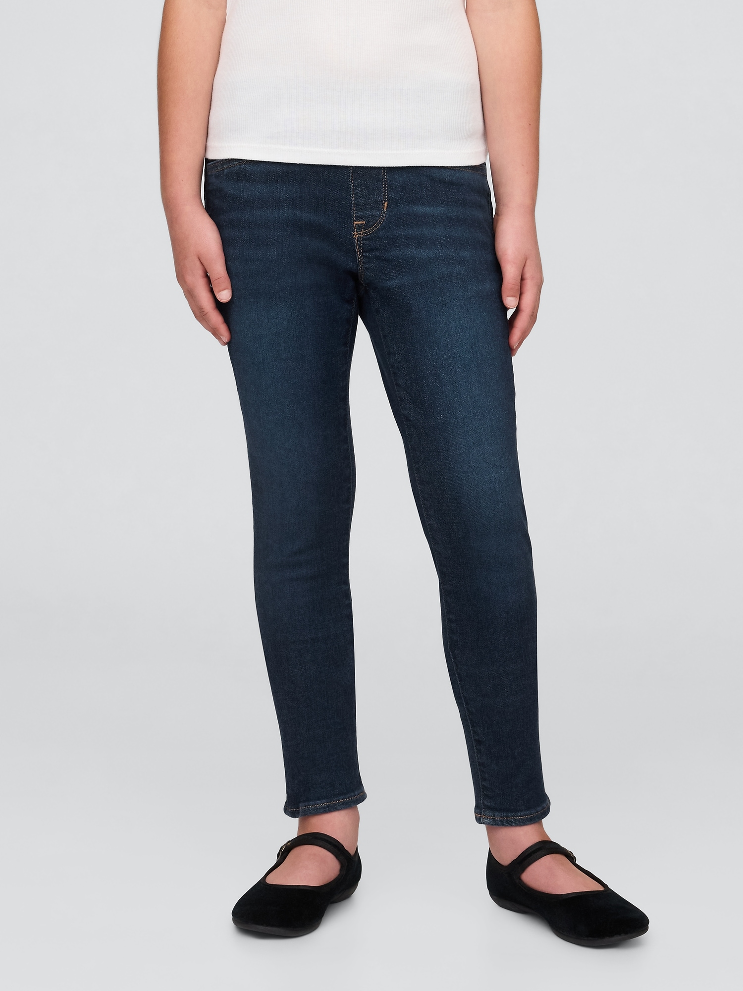 Детские джинсы Gap Kids Mid Rise Pull-On Jeggings — фото 2