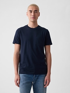 Adult Organic Cotton Pocket T-Shirt