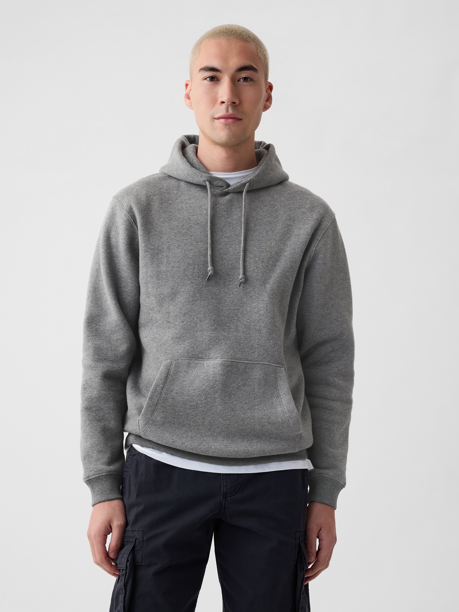 Adult VintageSoft Relaxed Hoodie - Heather Grey