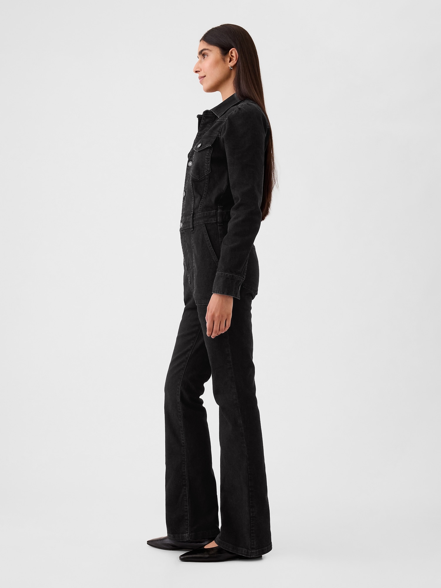 Женские комбинезоны Gap Western Denim Jumpsuit — фото 3