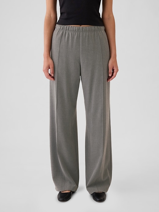 Image number 2 showing, Wide-Leg Seamed Easy Pants