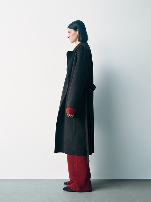 Belted Double-Faced Wool Coat | Gap
