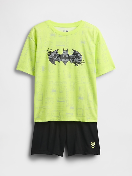 Image number 1 showing, Kids Batman Recycled PJ Short Set
