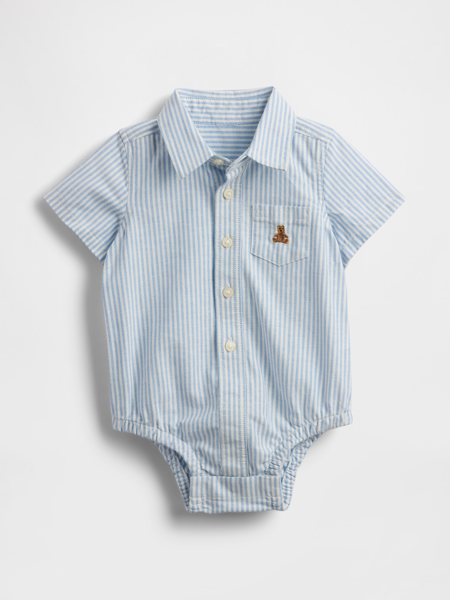 Baby Oxford Bodysuit - Union Blue