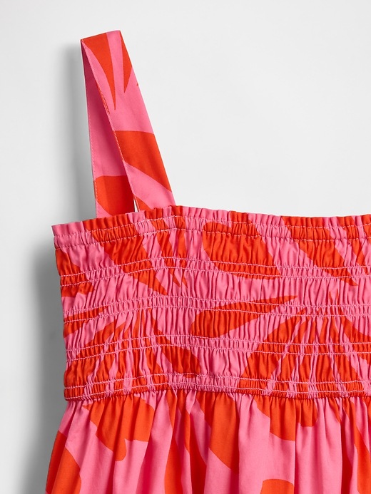 Image number 5 showing, Kids Smocked Poplin Dress