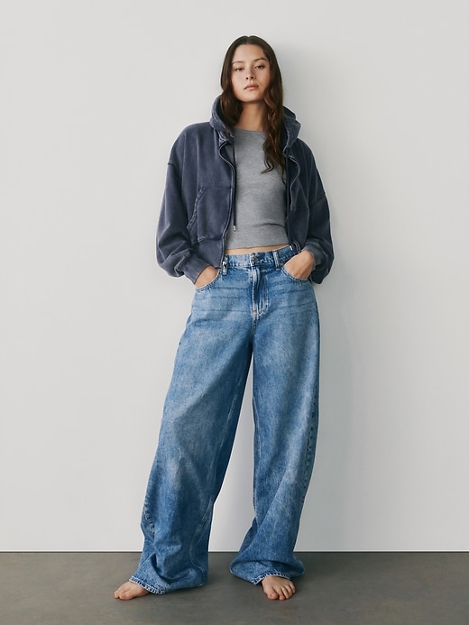 Image number 6 showing, VintageSoft Full-Zip Wedge Hoodie