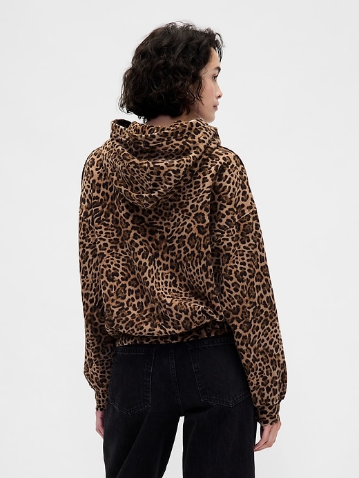 Image number 3 showing, VintageSoft Crop Logo Hoodie