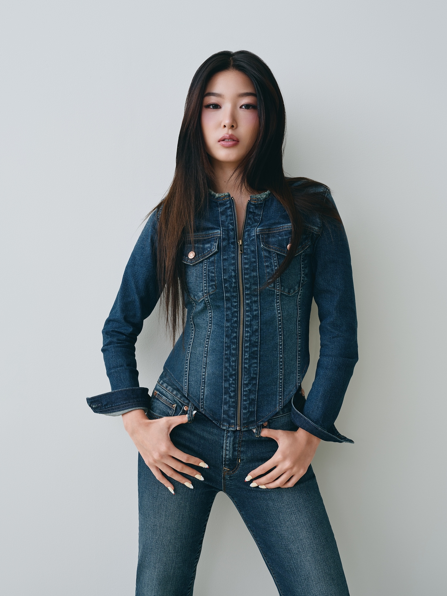 Denim Moto Jacket