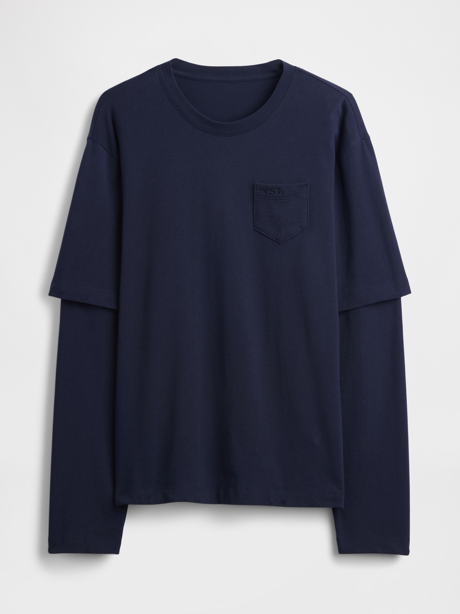 Gap × Sandy Liang Adult Heavyweight Organic Cotton Layered T-Shirt