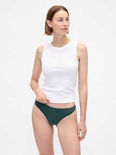 Organic Stretch Cotton Thong