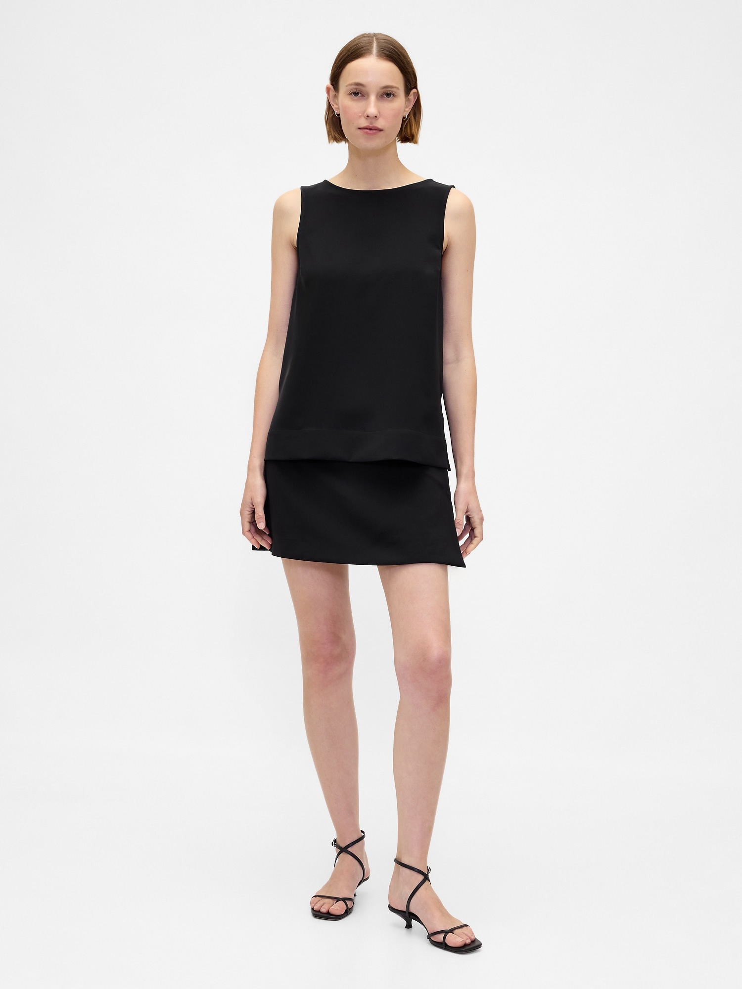 Женские юбки Gap Low Rise Twill Mini Skort